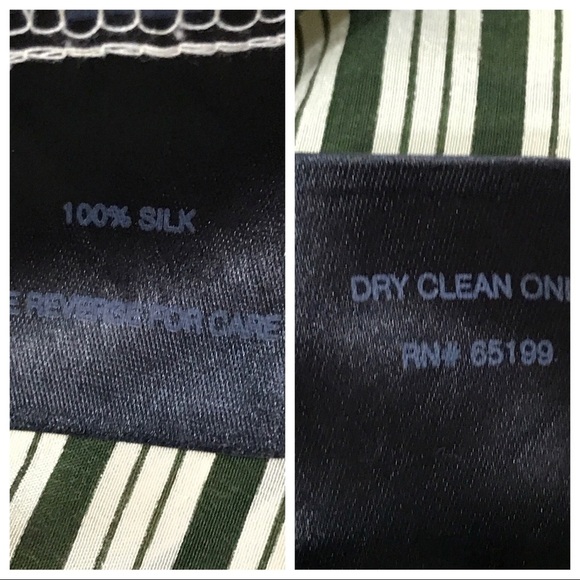 Patterson J Kincaid Striped Silk Dress Medium - Picture 8 of 8